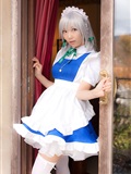 cosplay美女套图 c77 Sakuya Izayoi　白丝假发扮相(1)(79)